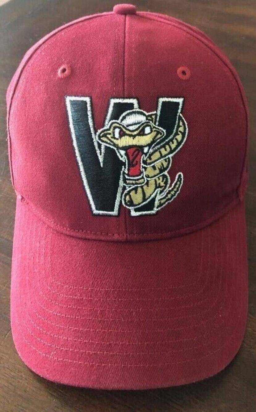 Wisconsin Timber Rattlers Hat Cap Strap Back Adjustable Minors Black '47 Brand